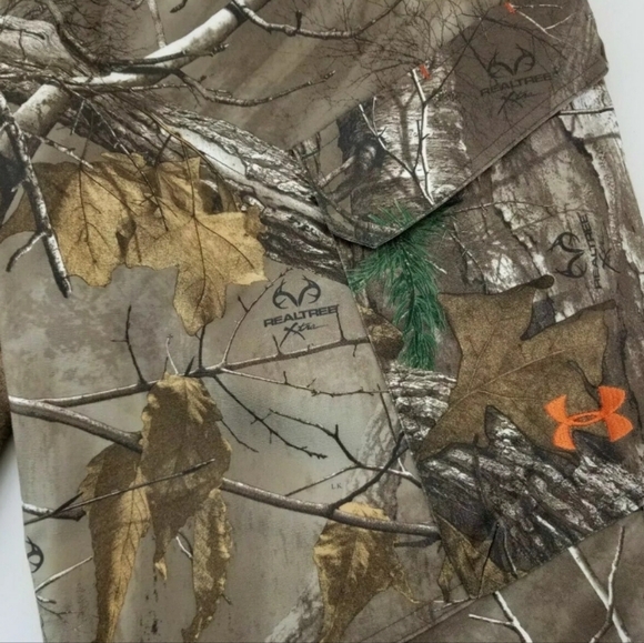 SOLD: Under Armour UA Hunting Mossy Oak Camo Cargo Ripstop Field Pants  SZ 32/32 - Picture 10 of 12